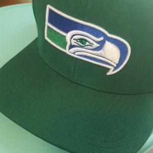 NFL Vintage Collection Seattle Seahawks Kelly Green Snapback Hat